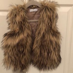 Sassy faux fur vest